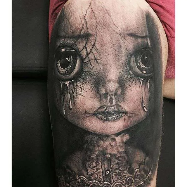 Tatuatore Sandry Riffard tatuaggio colorato realistico | Тату мастер Sandry Riffard цветная реализм татуировка 